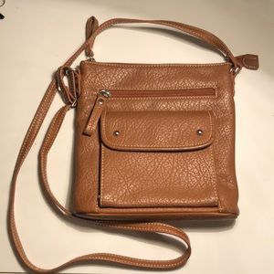 Brown leather Kelly & Katie small crossbody bag